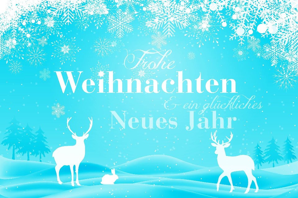 Frohe Weihnachten Banner